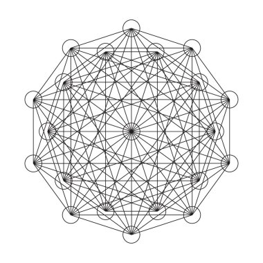 Örgü desen geometrik şekiller. Vektör çizim.