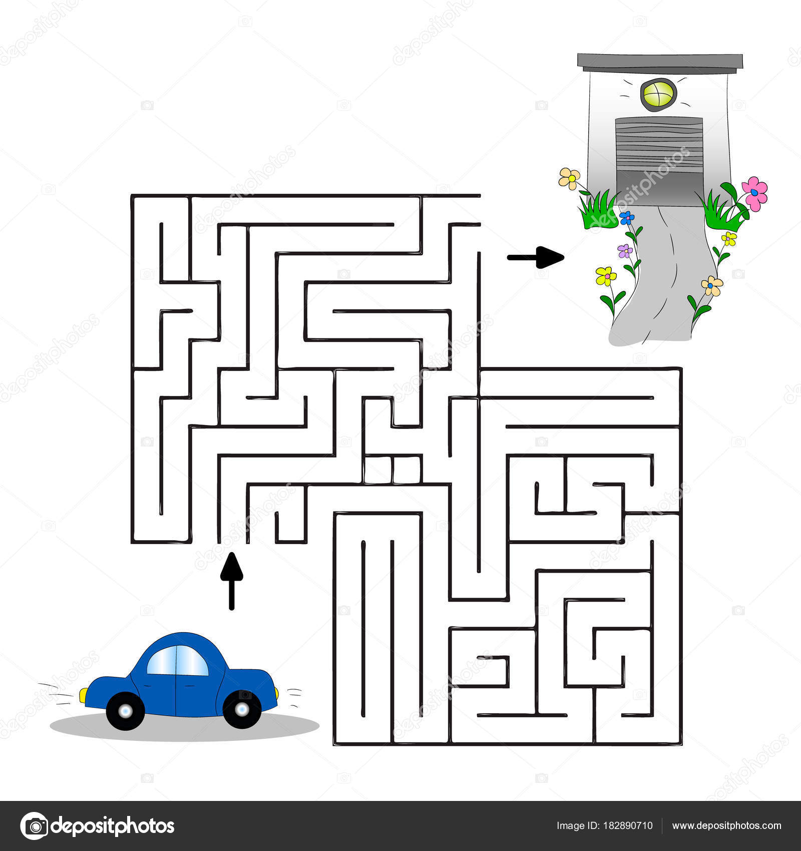 Coloriage Garage Automobile  OHBQ.info