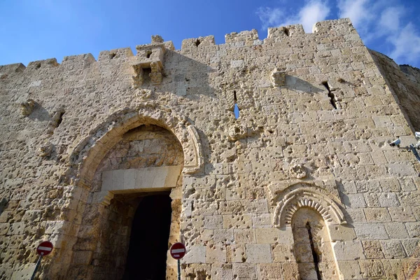 Puerta de Sión en la antigua Jerusalén . —  Fotos de Stock