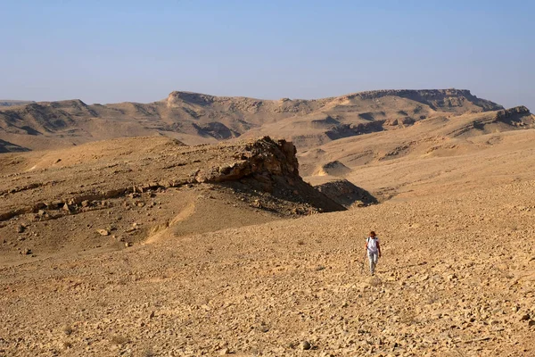 Senderismo en el desierto de Negev . —  Fotos de Stock