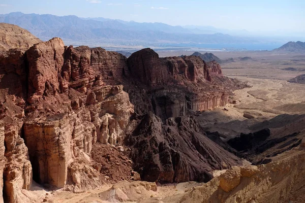 Eilat Dağları'nda doğal peyzaj. — Stok fotoğraf