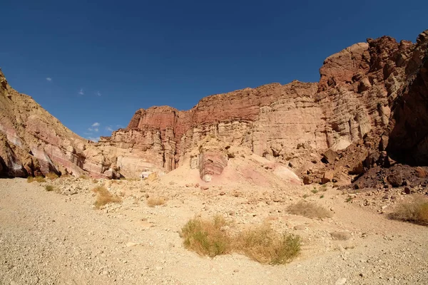 Scenic wadi in Eilat Mountains. — Stock Photo, Image