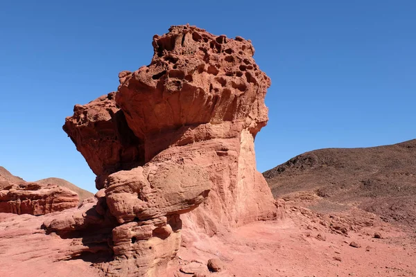 Seta de roca en las montañas de Timna . —  Fotos de Stock