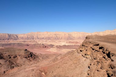 Timna Dağları'nda doğal peyzaj.