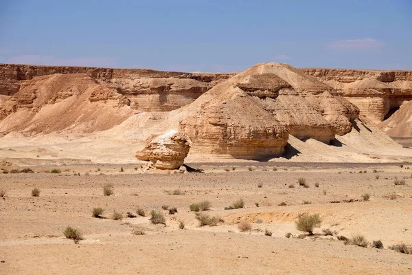 Paisaje panorámico del desierto de Negev . — Foto de Stock