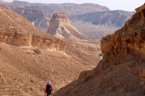 Trekking en el desierto de Negev . —  Fotos de Stock
