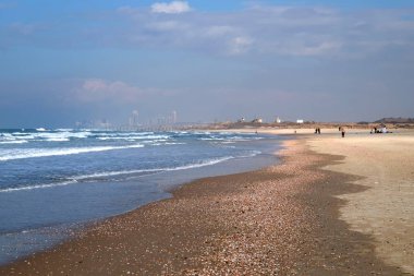 Palmachim plaj İsrail.