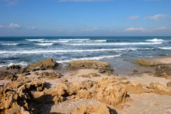 Praia de Palmachim em Israel . — Fotografia de Stock