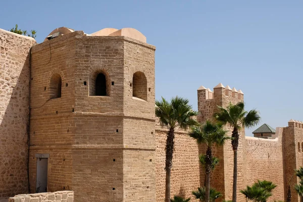 Fortified Walls Udayas Fortress Rabat Morocco — Stock Photo, Image