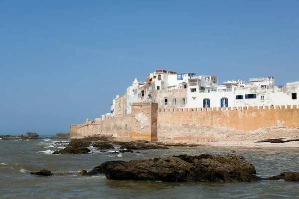 Vista Panorámica Las Murallas Ciudad Essaouira Marruecos — Foto de Stock