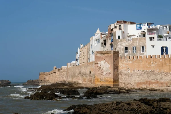 Vista Panorámica Las Murallas Ciudad Essaouira Marruecos — Foto de Stock