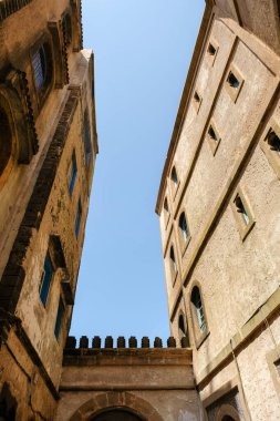 Essaouira kasabası, Fas 'taki Kasbah' taki antik yerleşim yerleri..