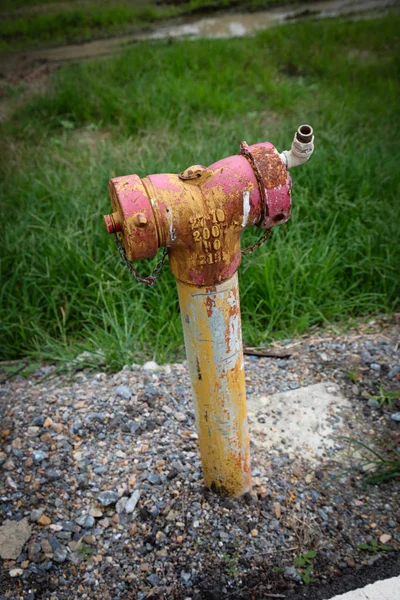 Antique fire hose for fire hydrant.