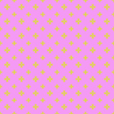 Desen arka plan arka plan doku veya duvar kağıdı için pembe arka plan üzerinde sarı çiçek. Sorunsuz arka plan.