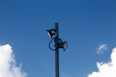 Spot parlak mavi gökyüzü ile fotoğraf arka plan olduğunu.