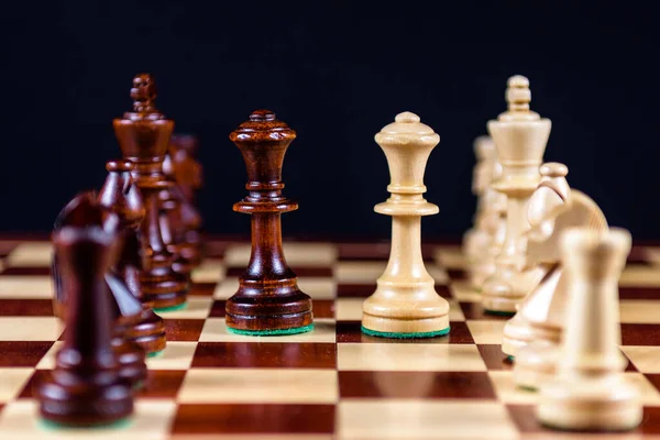 Treffen Der Schachköniginnen — Stockfoto