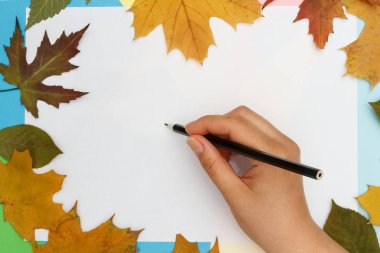 Beyaz bir kağıda çizmeye başlamak