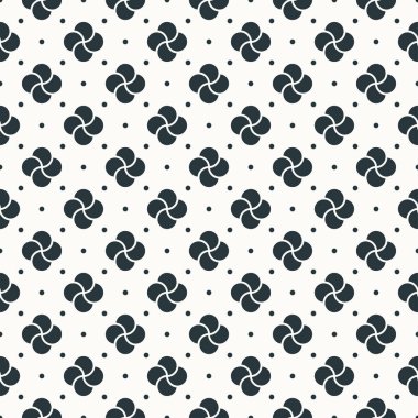 sorunsuz tek renkli Japon çiçek deseni.