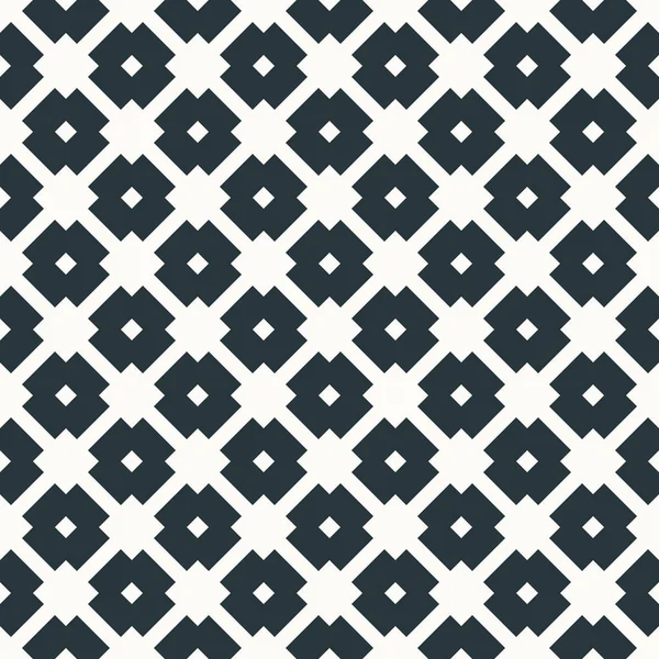 Motif vectoriel monochrome à carreaux diagonaux sans couture . — Image vectorielle