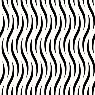 op art monokrom dalga deseni. kusursuz vektör arkaplanı.