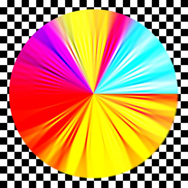 Абстрактный Цифровой Коллаж Яркий Цветной Психоделический Фон — стоковое фото