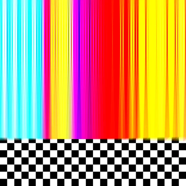 Collage Digitale Astratto Vibrante Sfondo Psichedelico Colorato — Foto Stock