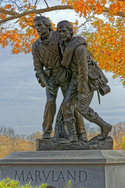 Monumento a Maryland em Gettysburg — Fotografia de Stock