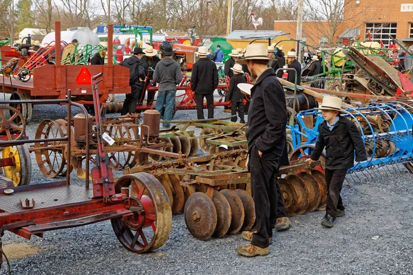 Venda de lama Amish para beneficiar o Corpo de Bombeiros — Fotografia de Stock