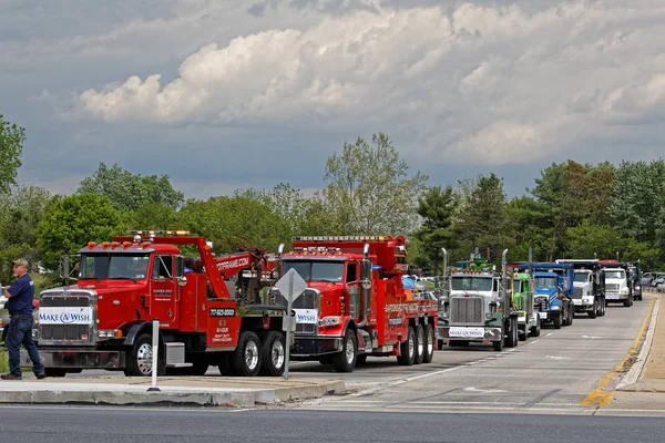 Mothers Day Truck konvooi in Lancaster (Pennsylvania) — Stockfoto