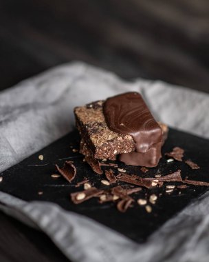 Lezzetli sağlıklı çikolatalı çöl