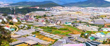 Güzellik Da lat dağlık evler sebze bahçeleri, çiçek ekimi sera, tepeye kadar güzel çam ormanları ve dağlık alanlarda cennet bahçeleri.