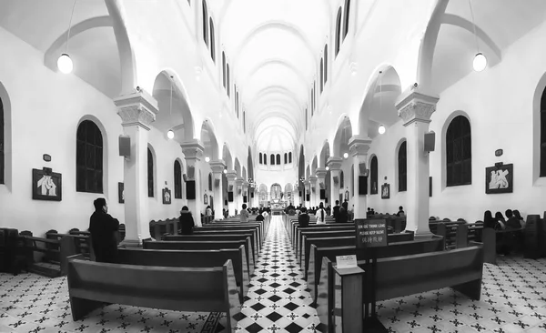 Lat Vietnam January 2018 Group People Praying Peace Early Morning — Stock Photo, Image