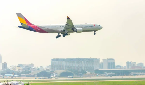 Chi Minh City Vietnam Novembre 2019 Gli Airbus A330 Asiana — Foto Stock