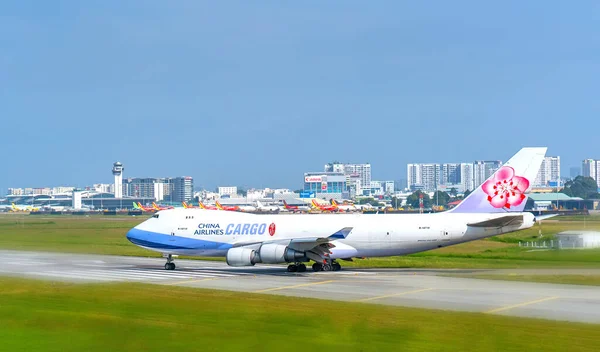 Chi Minh City Vietnam Noviembre 2019 Avión Boeing 747 China —  Fotos de Stock