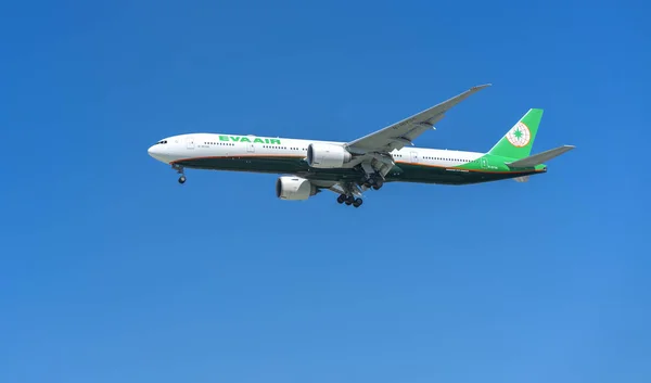 Chi Minh City Vietnam Diciembre 2019 Avión Boeing 777 Eva —  Fotos de Stock