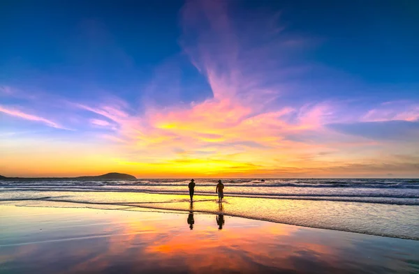 Mui Vietnam Március 2020 Pier Halászat Mui Strand Reggel Amikor — Stock Fotó