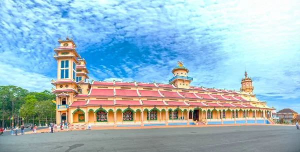 Tay Ninh Vietnam Febrero 2020 Paisaje Fuera Del Templo Sagrado — Foto de Stock