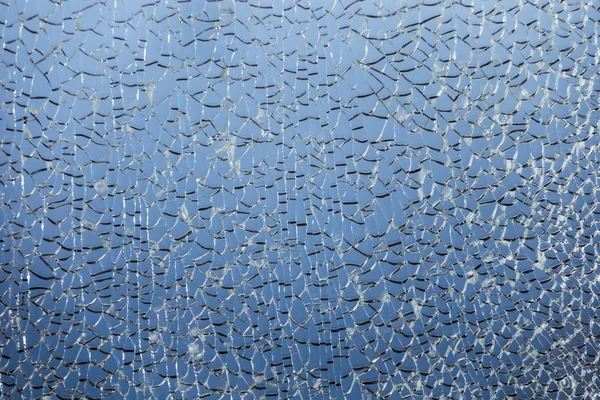 Close-up de abstrata quebrado textura de vidro quebrado — Fotografia de Stock
