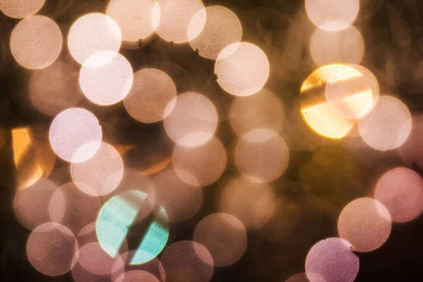 Abstract background with bokeh defocused lights — Stock Photo, Image