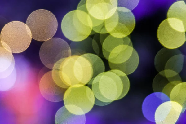 Abstract background with bokeh defocused lights — Stock Photo, Image