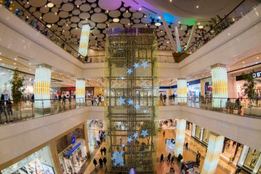 Columbus modern binanın balıkgözü etkisi ile iç