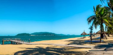 Cennet plaj tropikal adada