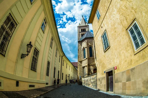 Procházka ulicemi Pražský hrad, staré město — Stock fotografie