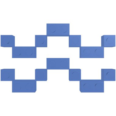 Burada Zodiac tabelasını görebilirsiniz, gök mavisi Kova.