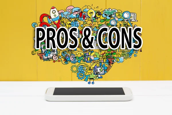 Pros and Cons concept — Stock Photo, Image