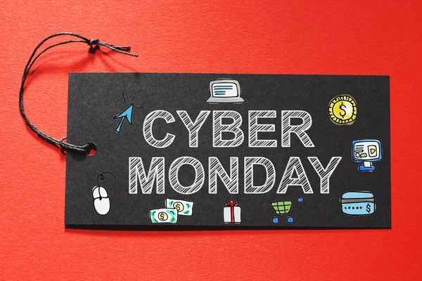 Texto da Cyber Monday — Fotografia de Stock