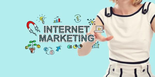 Internet marketing concept — Stockfoto