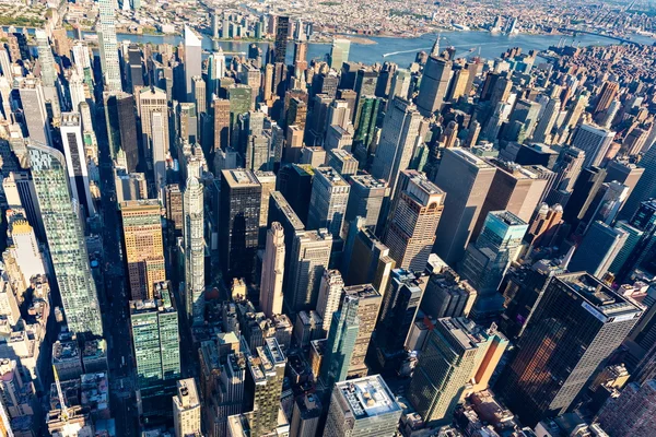 Вид с воздуха на Таймс-сквер — стоковое фото