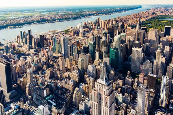 Vista aérea de Midtown Manhattan Nueva York — Foto de Stock