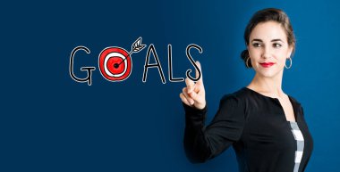 İş kadını ile gol kavramı